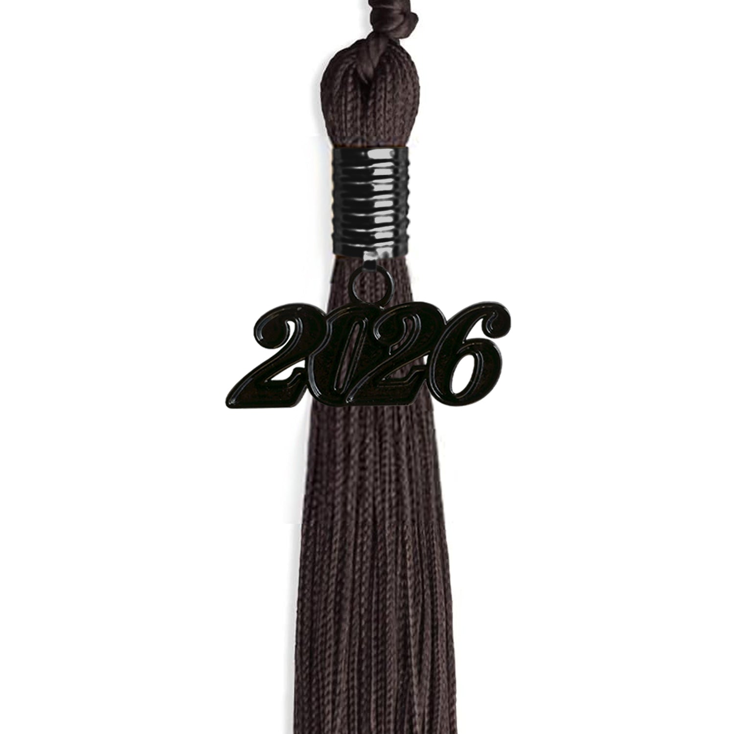 Brown Graduation Tassel with Black Date Drop - Endea Graduation