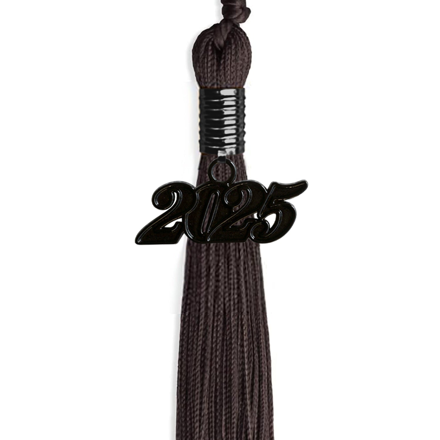 Brown Graduation Tassel with Black Date Drop - Endea Graduation