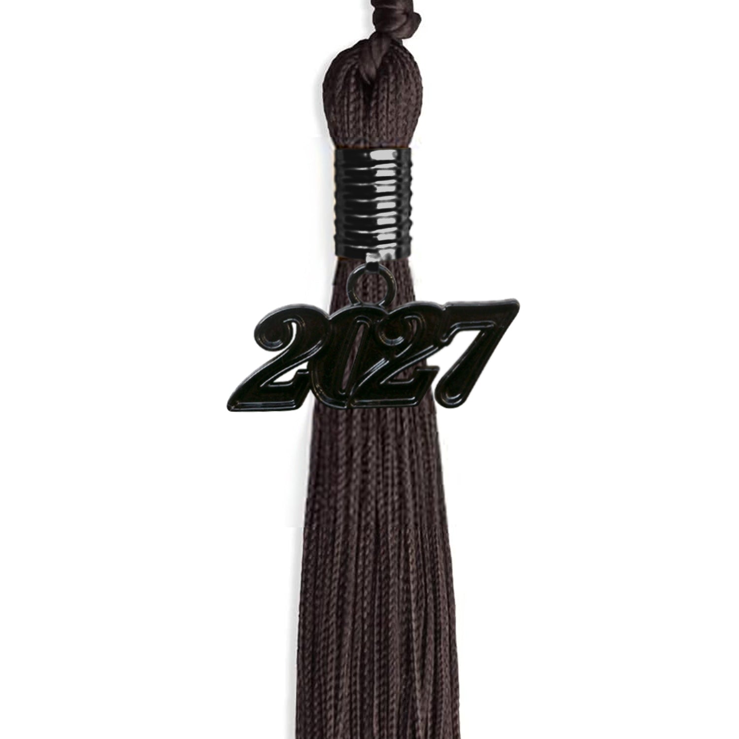 Brown Graduation Tassel with Black Date Drop - Endea Graduation