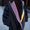 Doctoral Hood For Dentistry - Lilac/Navy Blue/Gold - Endea Graduation