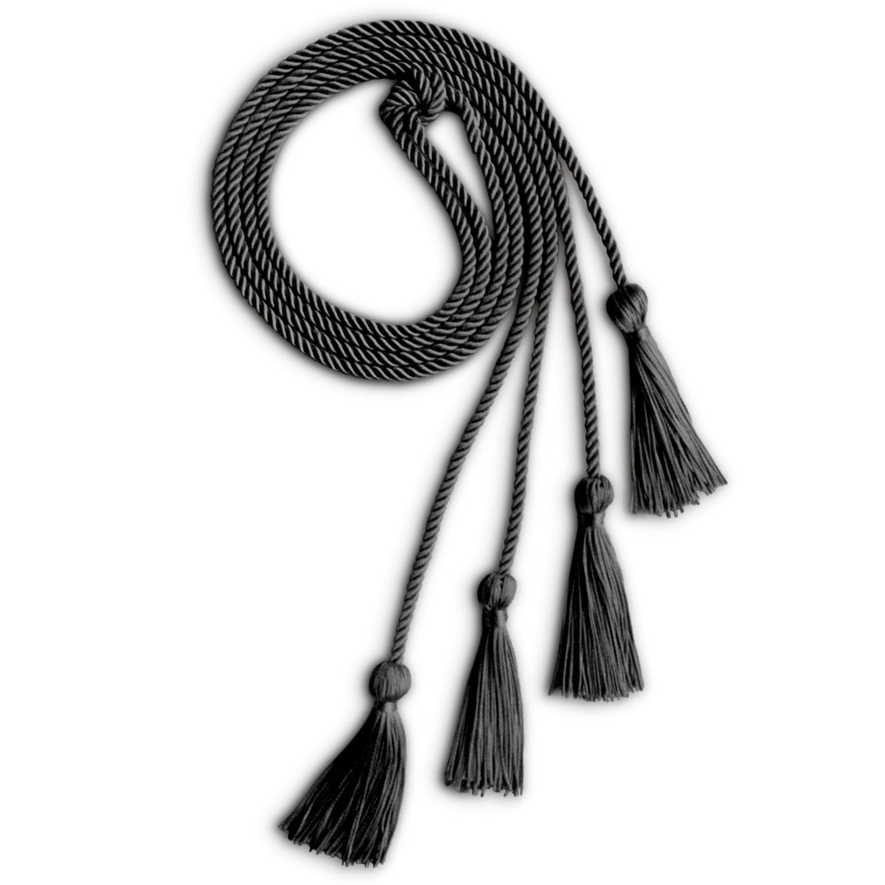 Double Graduation Honor Cord Black - Endea Graduation