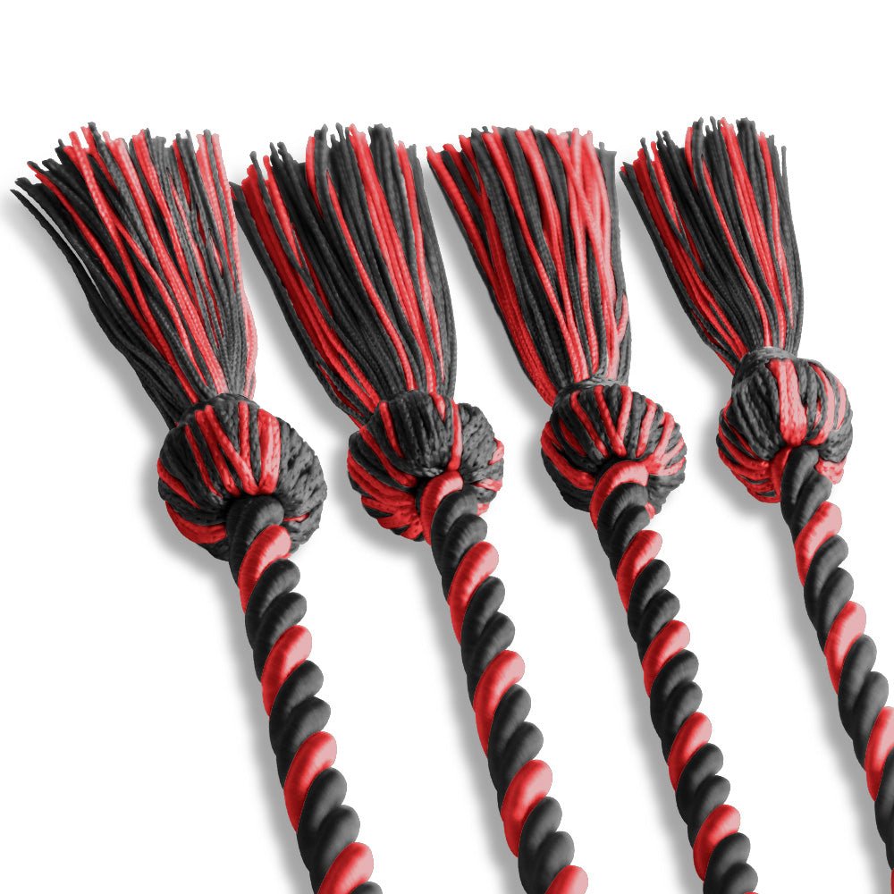 Double Graduation Honor Cord Black/Red - Endea Graduation