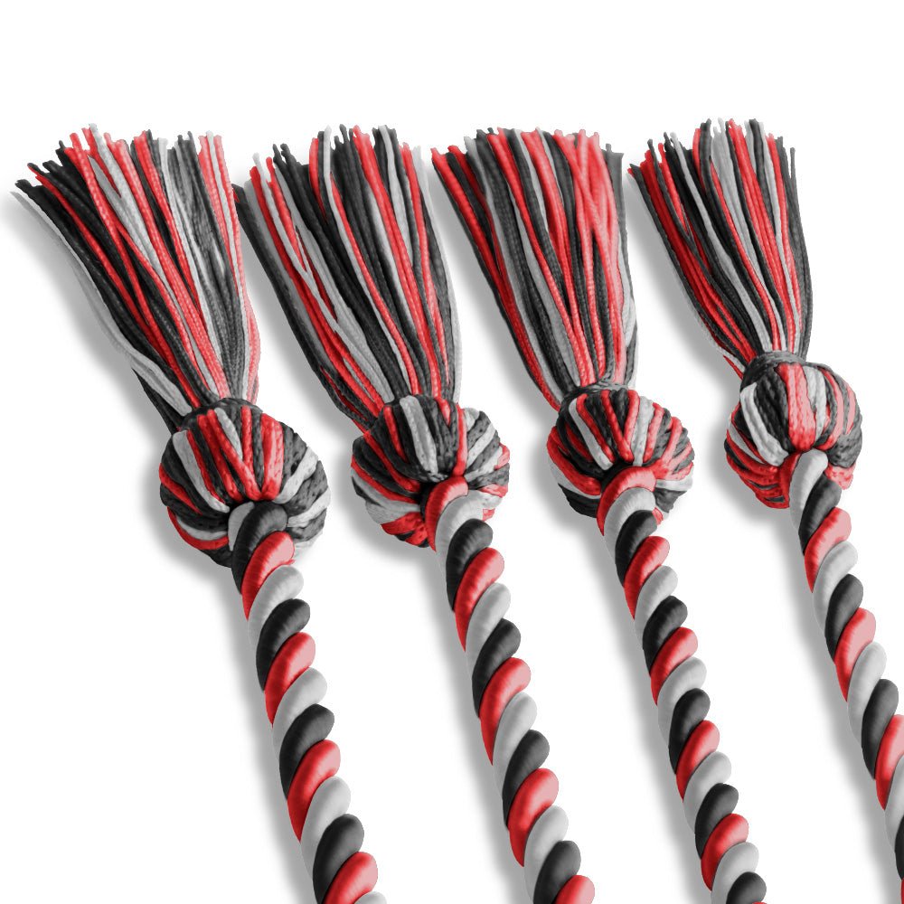 Double Graduation Honor Cord Black/Red/White - Endea Graduation