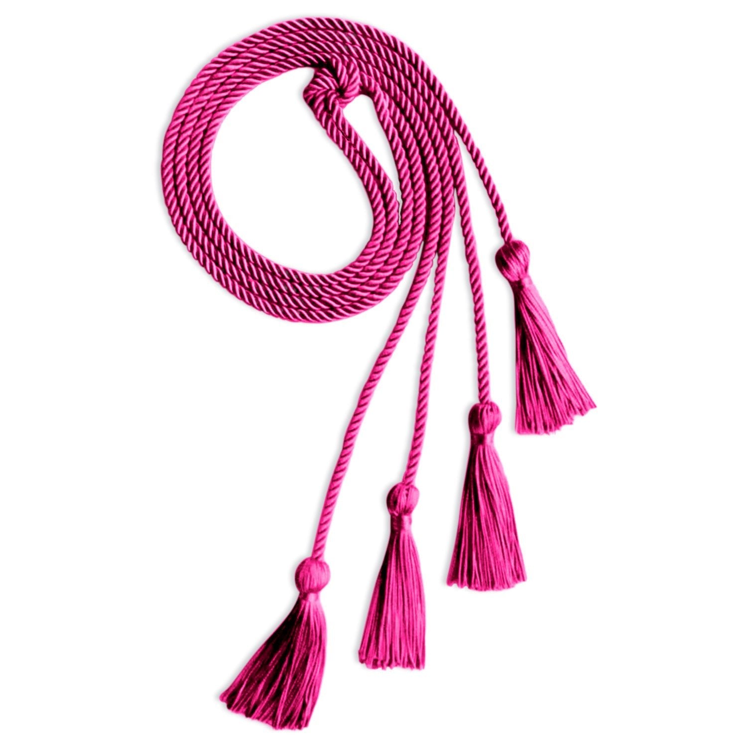 Double Graduation Honor Cord Hot Pink - Endea Graduation