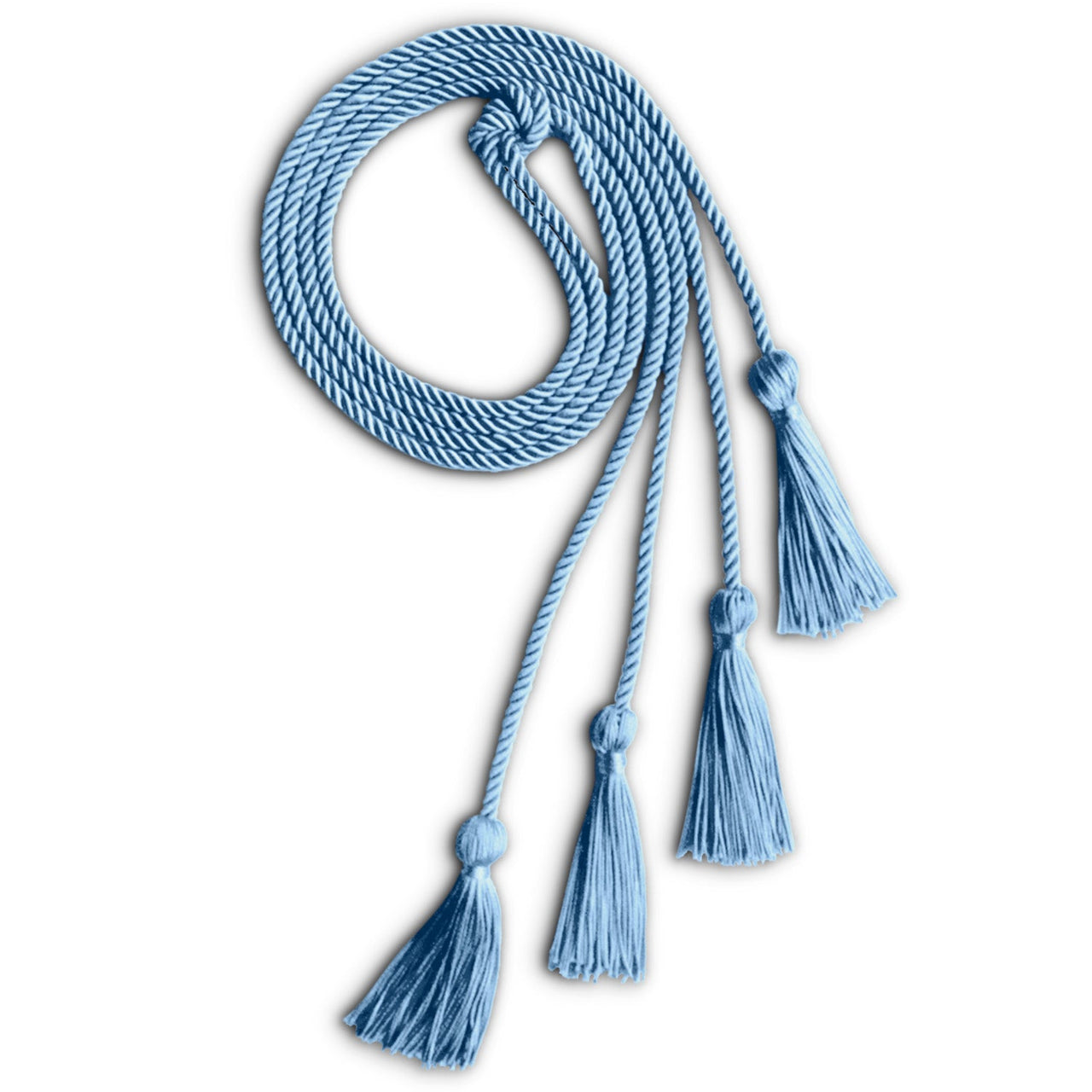 Double Graduation Honor Cord Light Blue - Endea Graduation