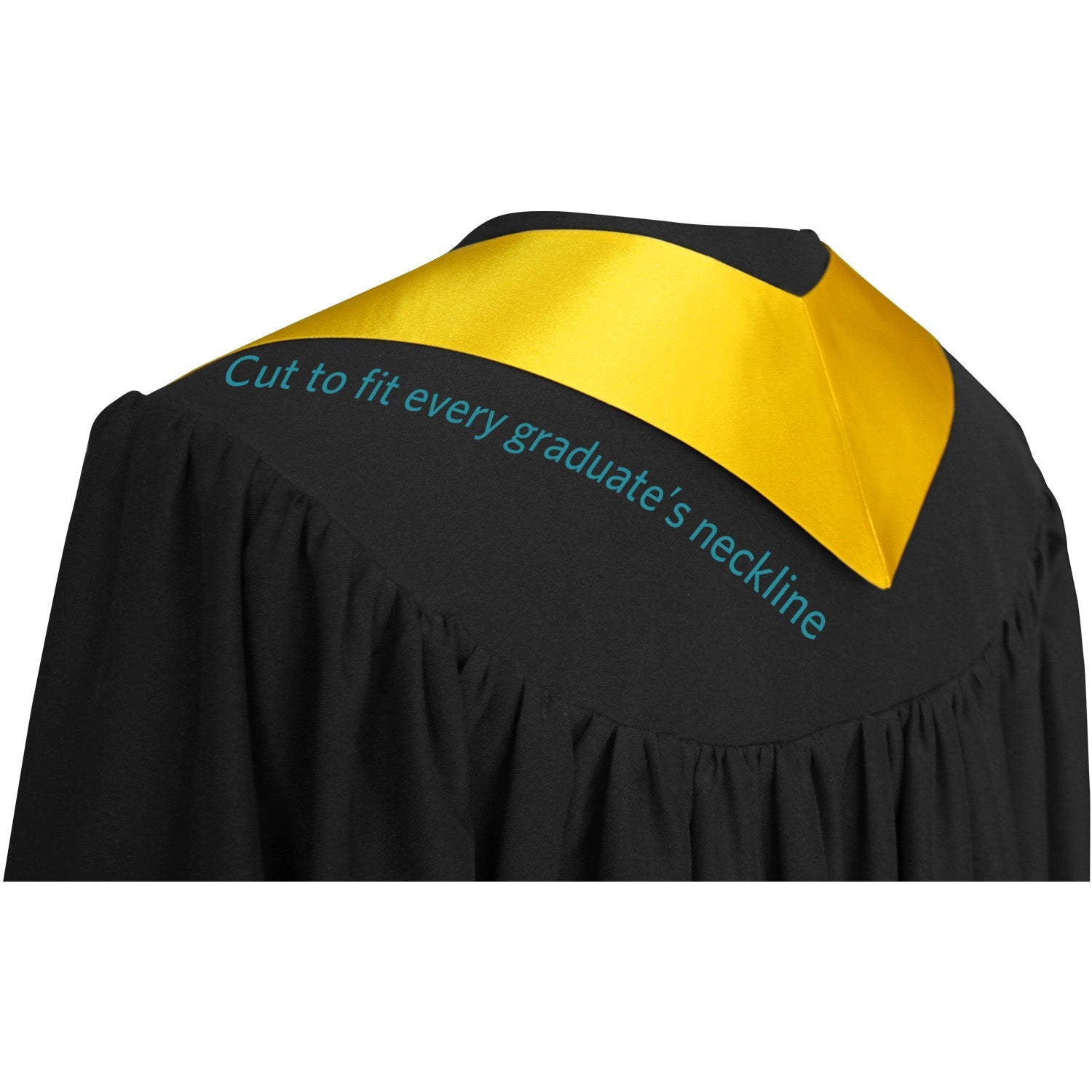 Gold Class of 2026 Graduation Stole/Sash with Classic Tips - Endea Graduation