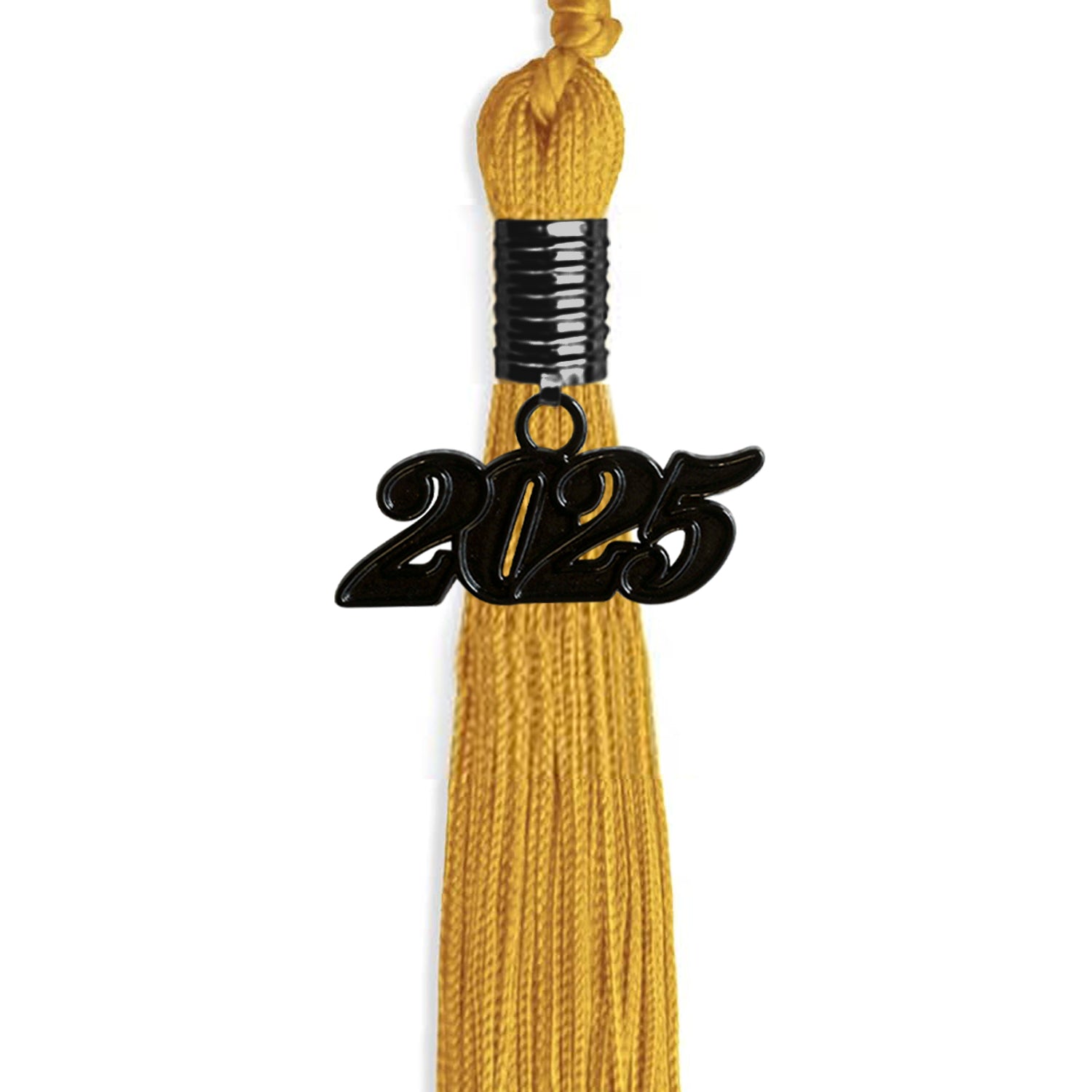 Gold Graduation Tassel with Black Date Drop - Endea Graduation