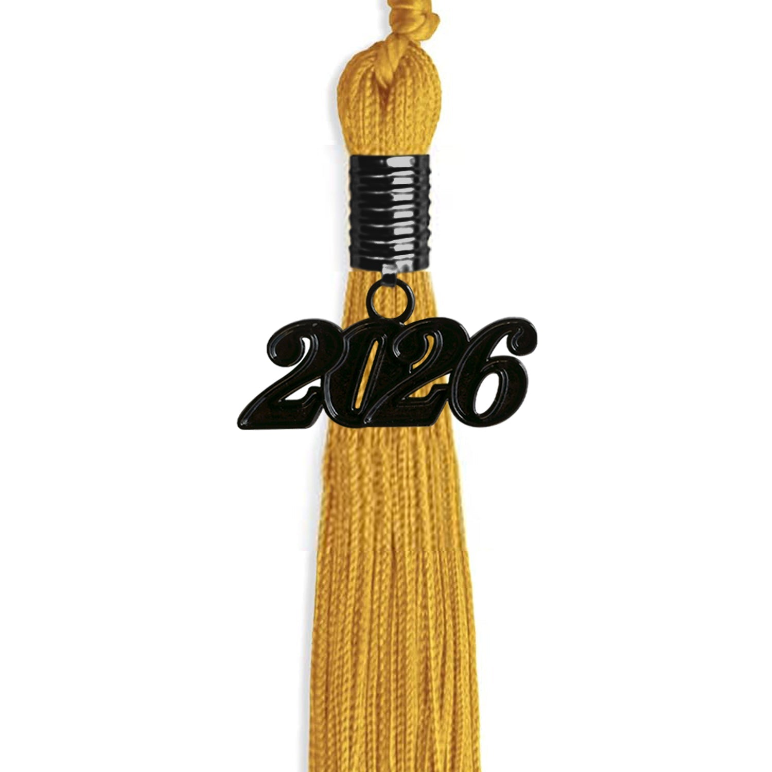 Gold Graduation Tassel with Black Date Drop - Endea Graduation