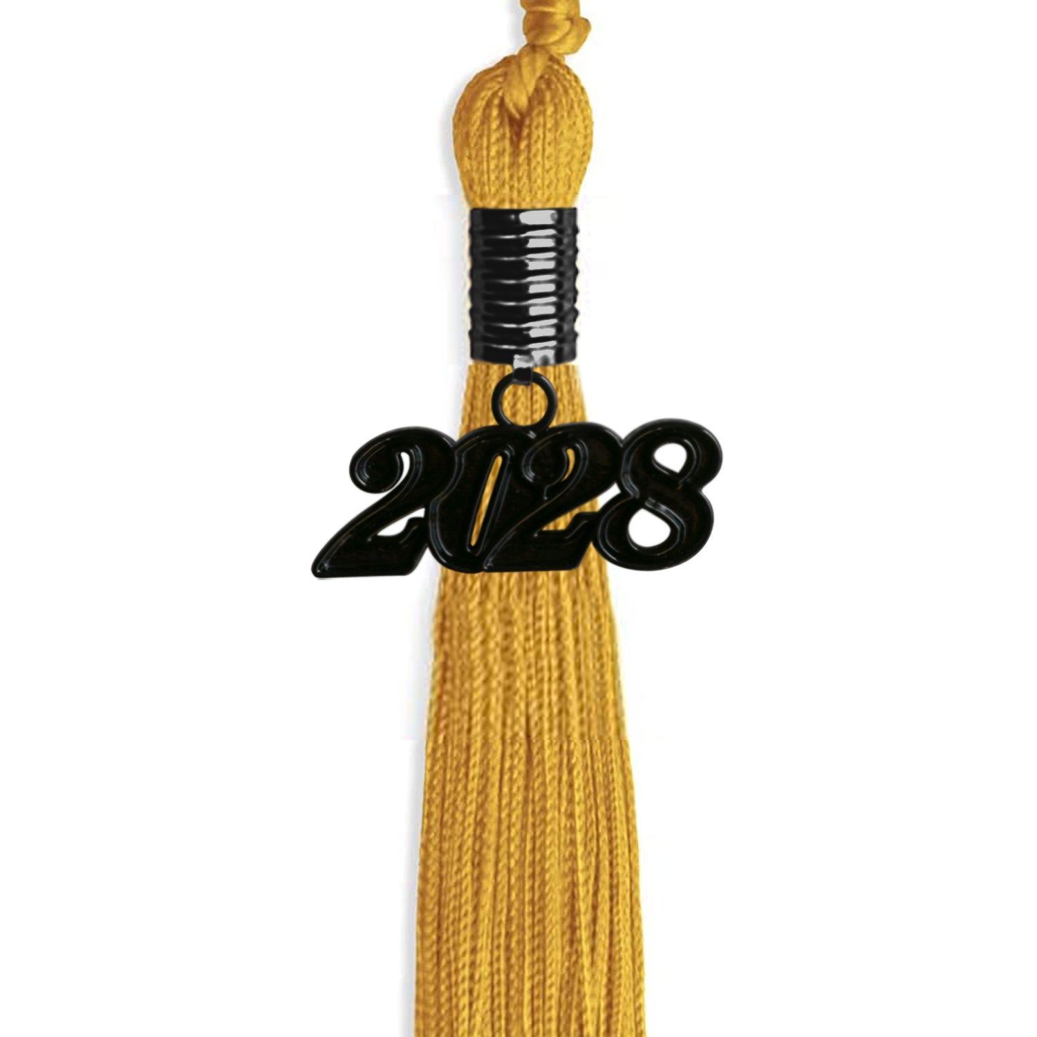 Gold Graduation Tassel with Black Date Drop - Endea Graduation