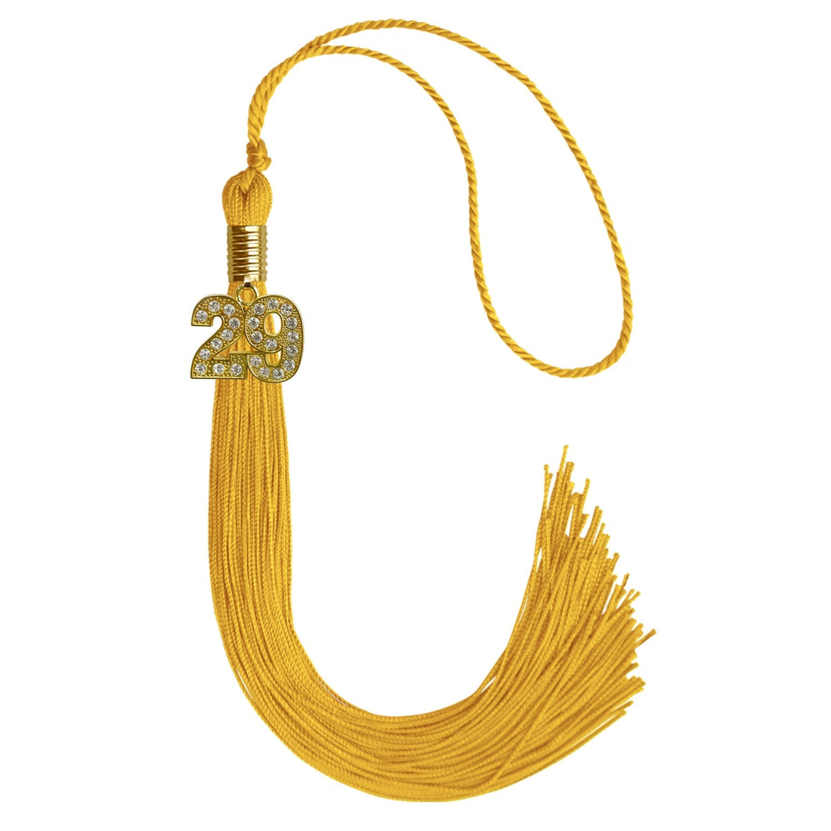 Gold Graduation Tassel with Gold Bling Charm - Endea Graduation