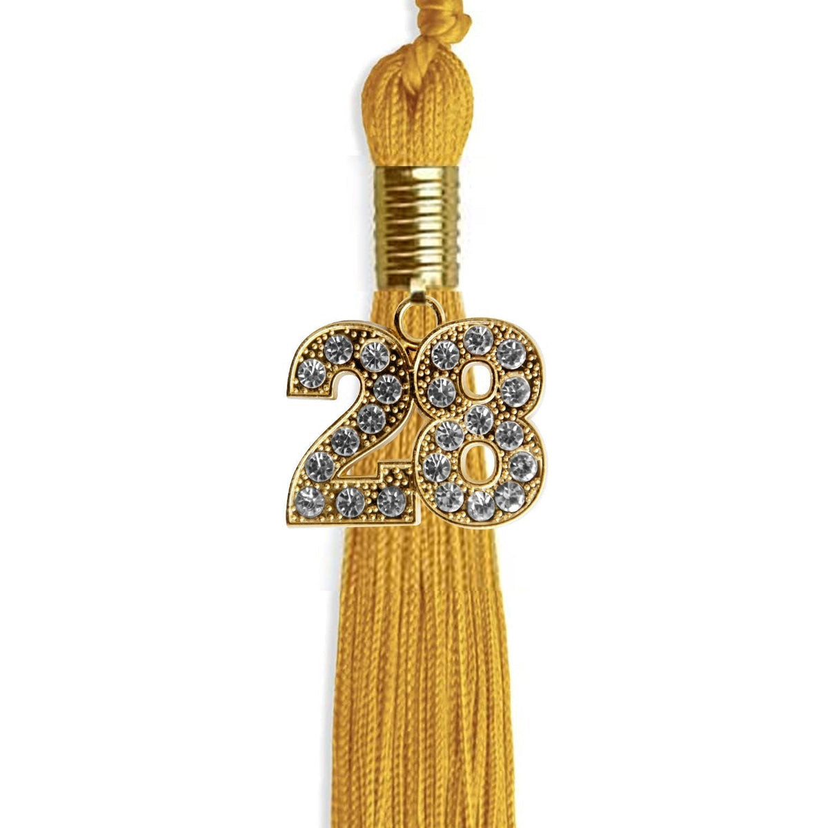 Gold Graduation Tassel with Gold Bling Charm - Endea Graduation