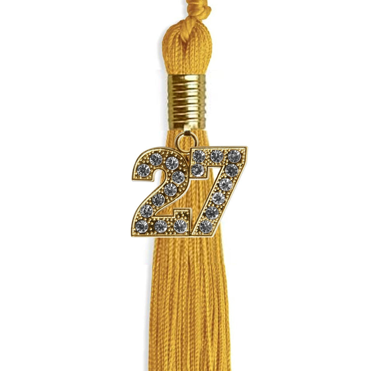 Gold Graduation Tassel with Gold Bling Charm - Endea Graduation