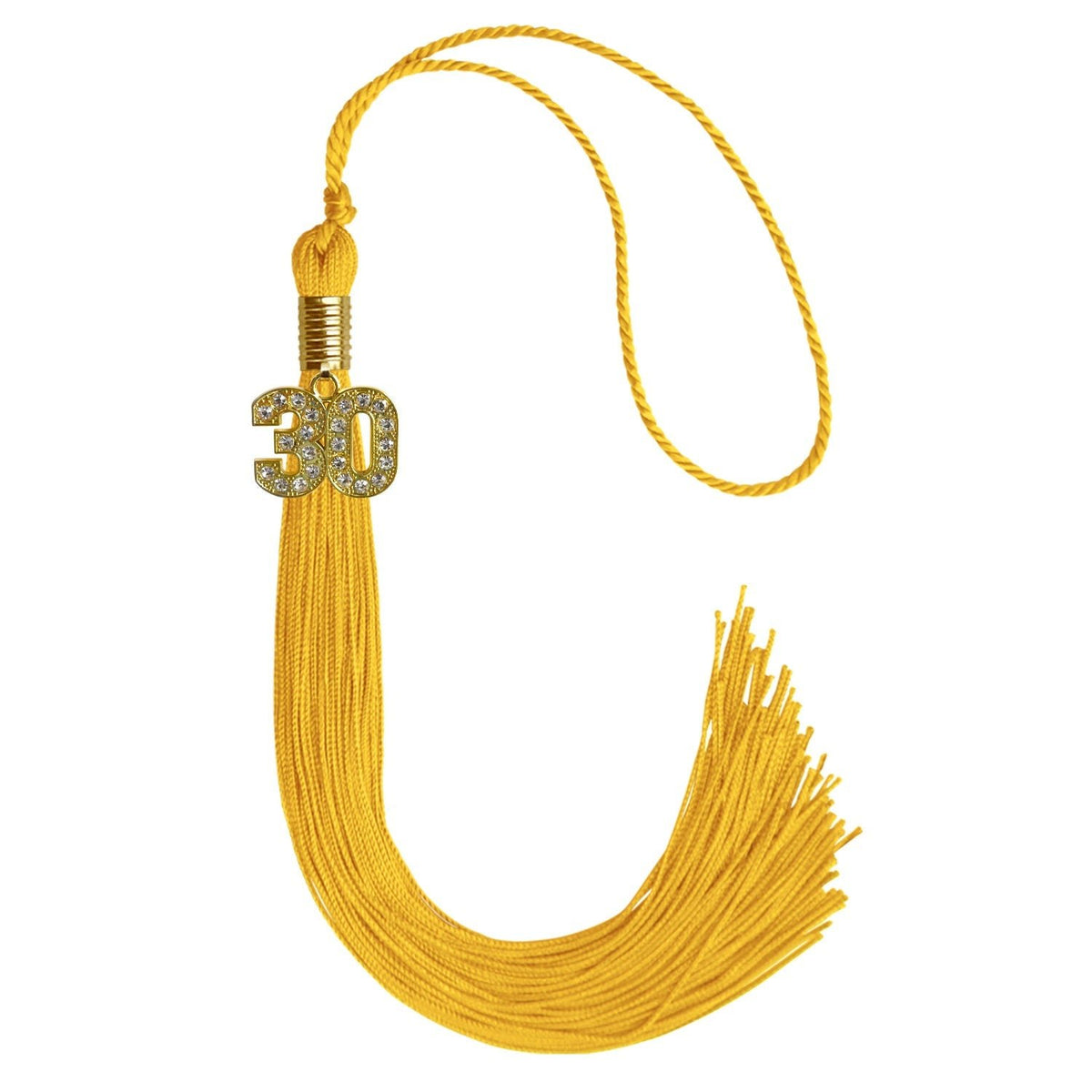 Gold Graduation Tassel with Gold Bling Charm - Endea Graduation