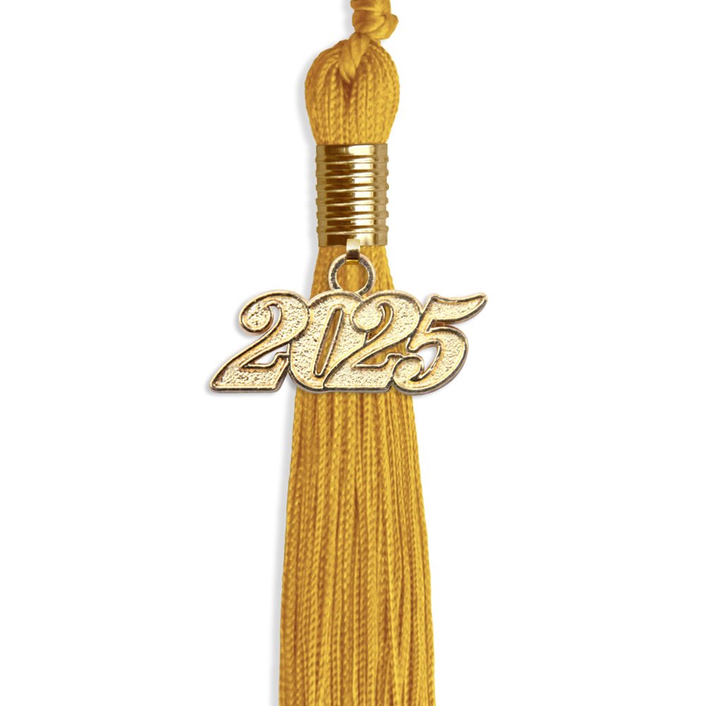 Gold Graduation Tassel with Gold Date Drop - Endea Graduation