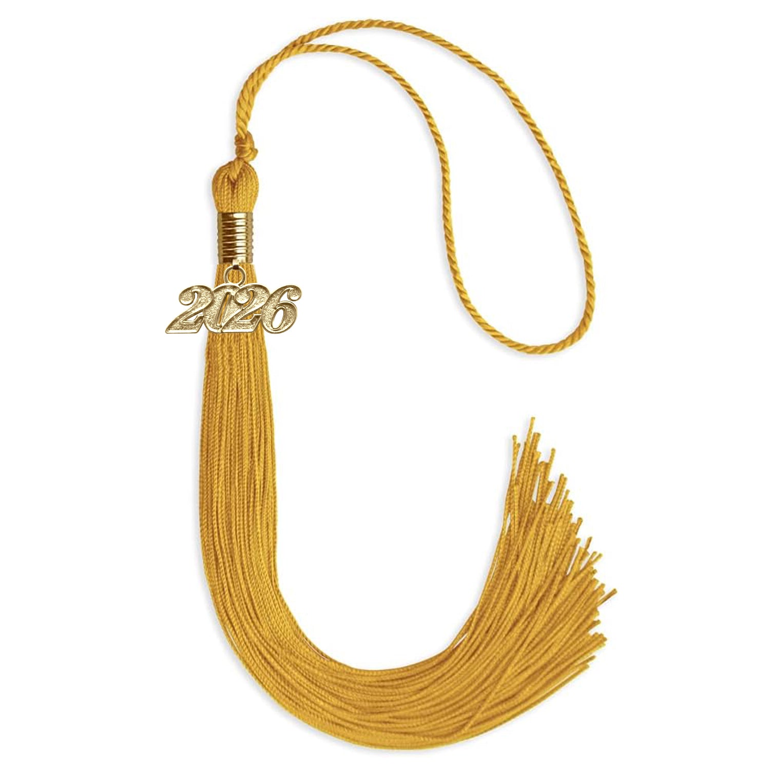 Gold Graduation Tassel with Gold Date Drop - Endea Graduation