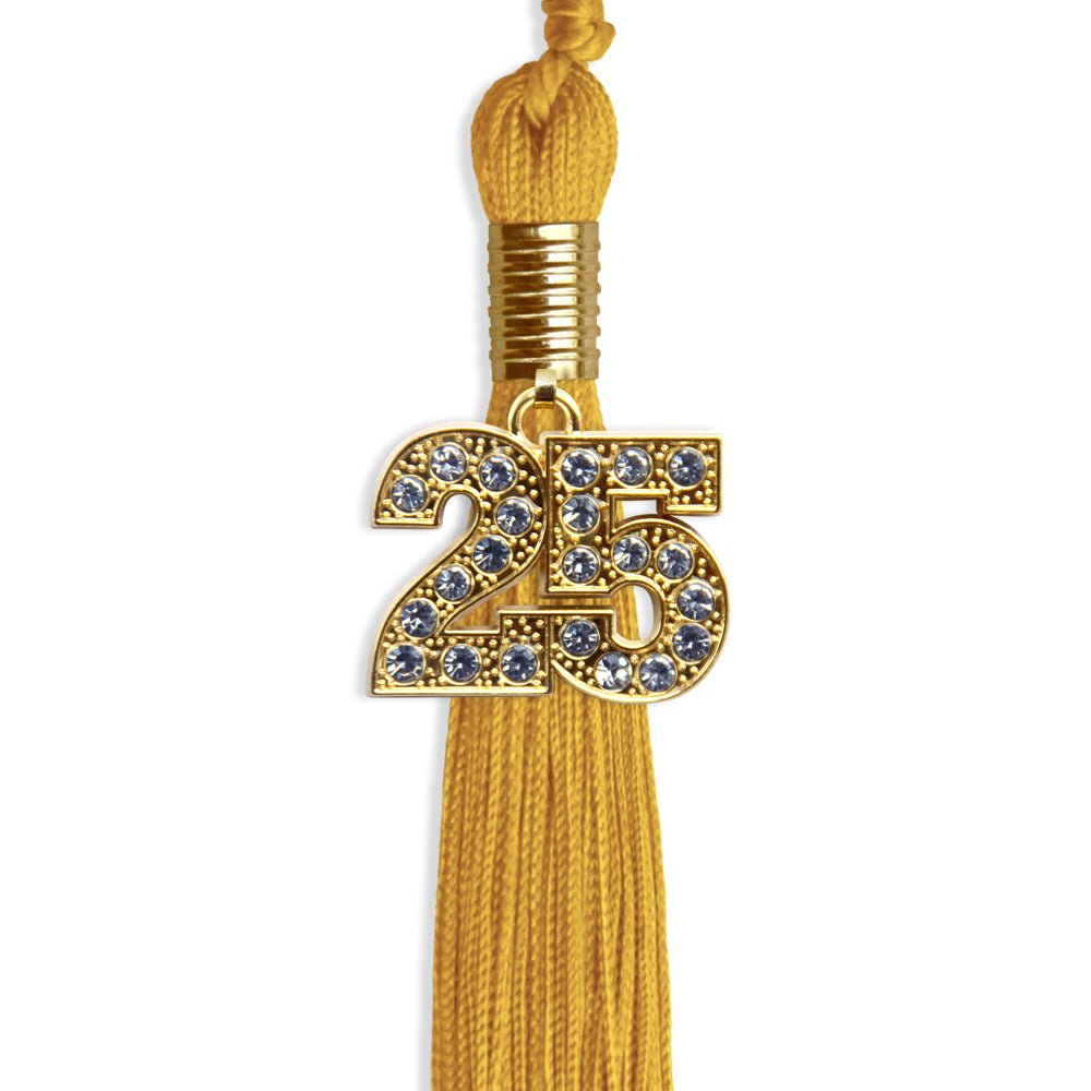 Gold Graduation Tassel with Gold Date Drop - Endea Graduation