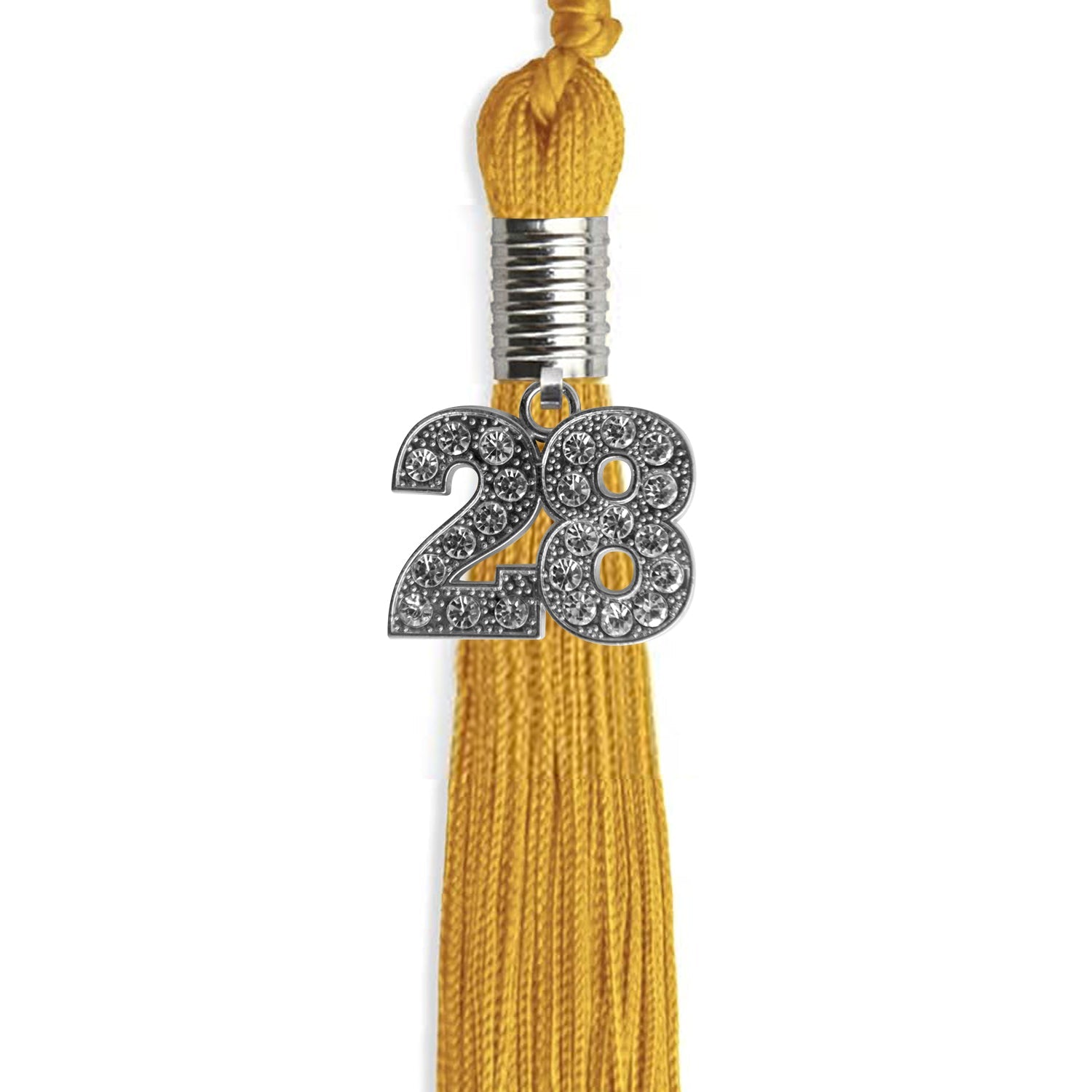 Gold Graduation Tassel with Silver Date Drop - Endea Graduation