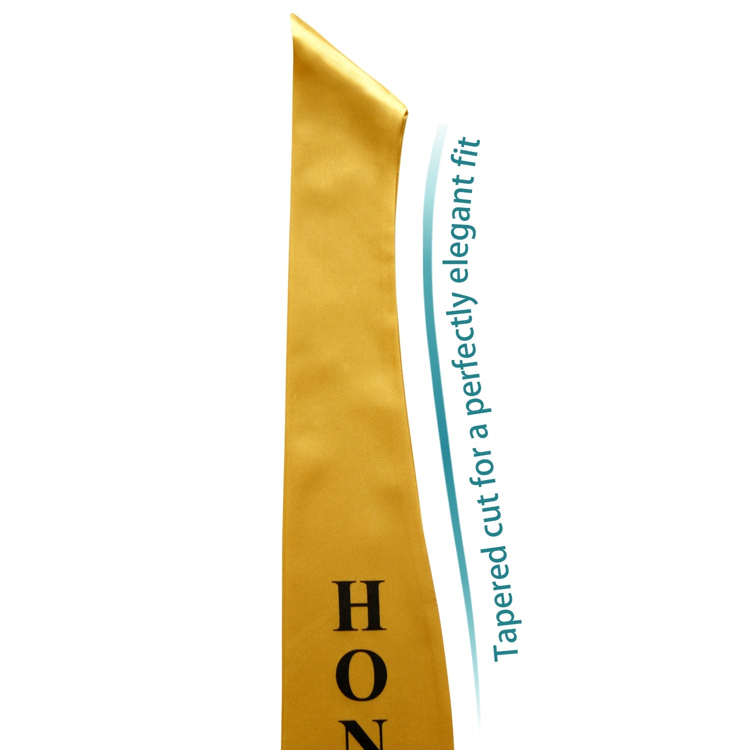 Gold Honors Graduation Stole/Sash with Classic Tips - Endea Graduation