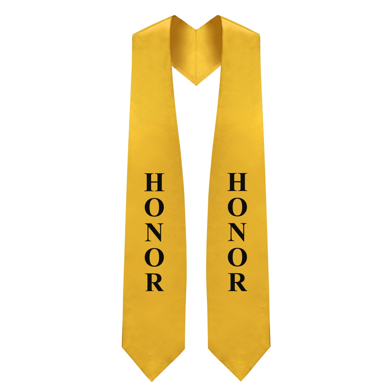 Gold Honors Graduation Stole/Sash with Classic Tips - Endea Graduation