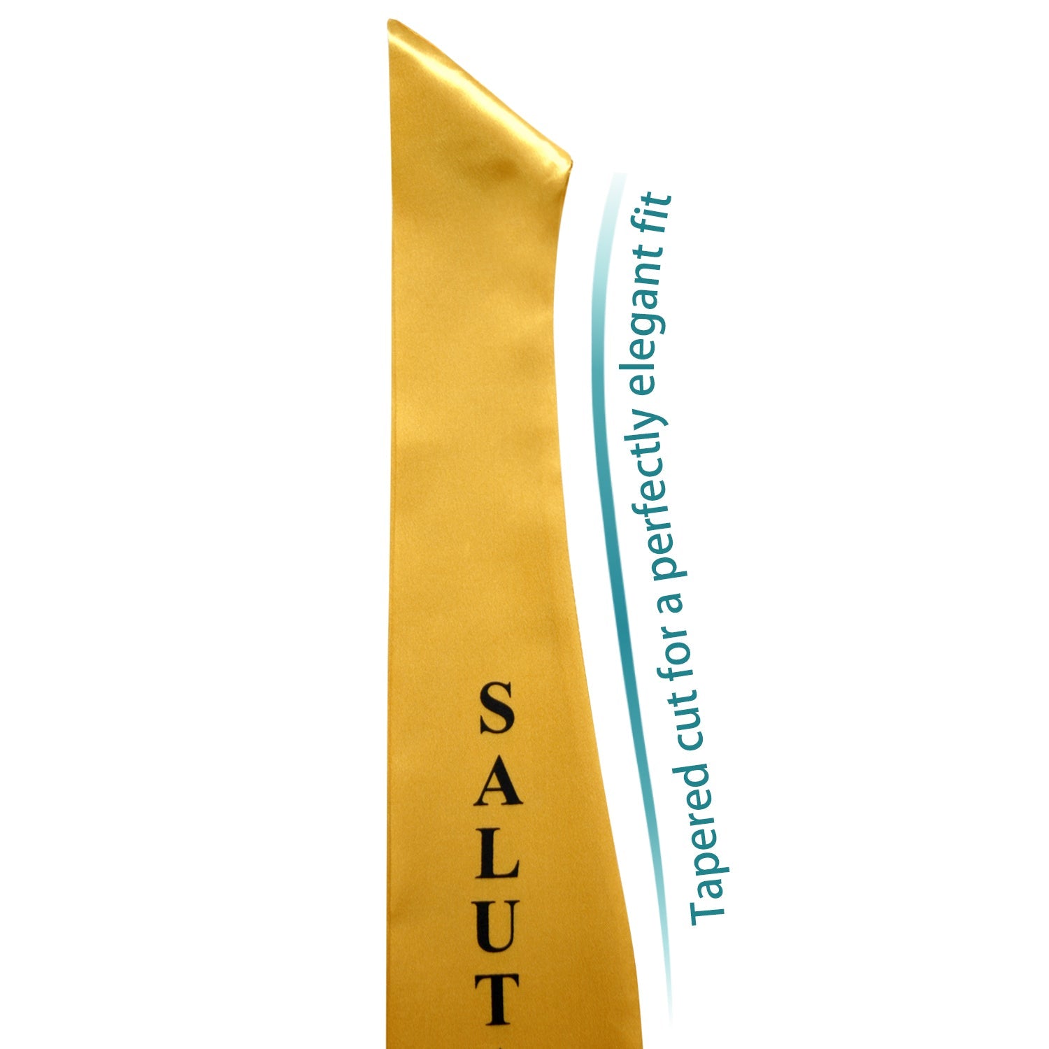 Gold Salutatorian Graduation Stole/Sash with Classic Tips - Endea Graduation