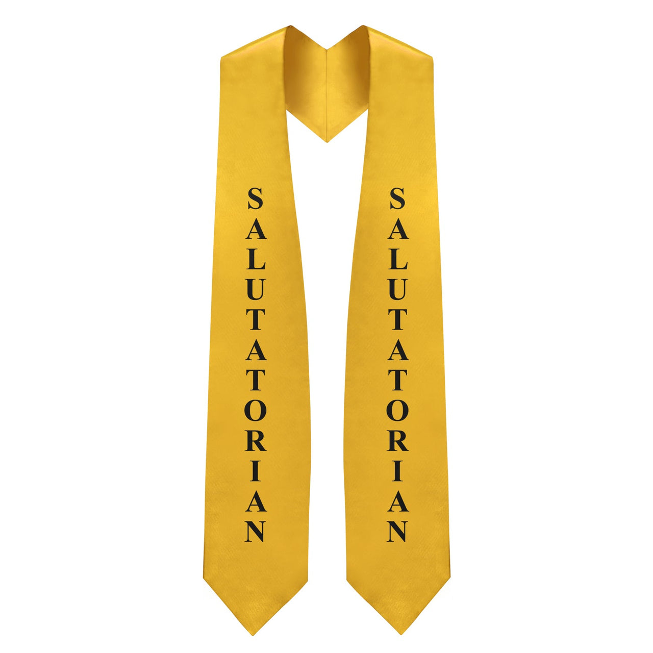 Gold Salutatorian Graduation Stole/Sash with Classic Tips - Endea Graduation