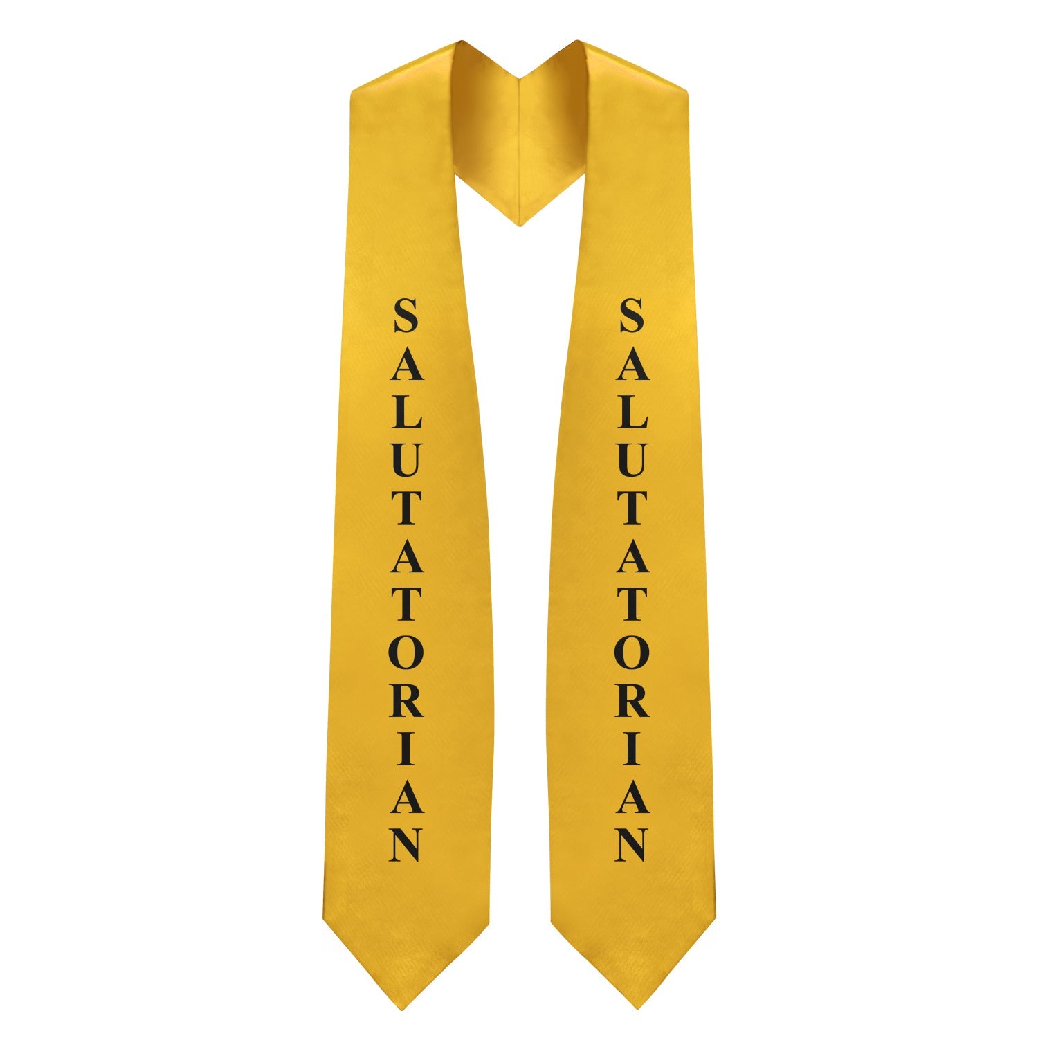 Gold Salutatorian Graduation Stole/Sash with Classic Tips - Endea Graduation