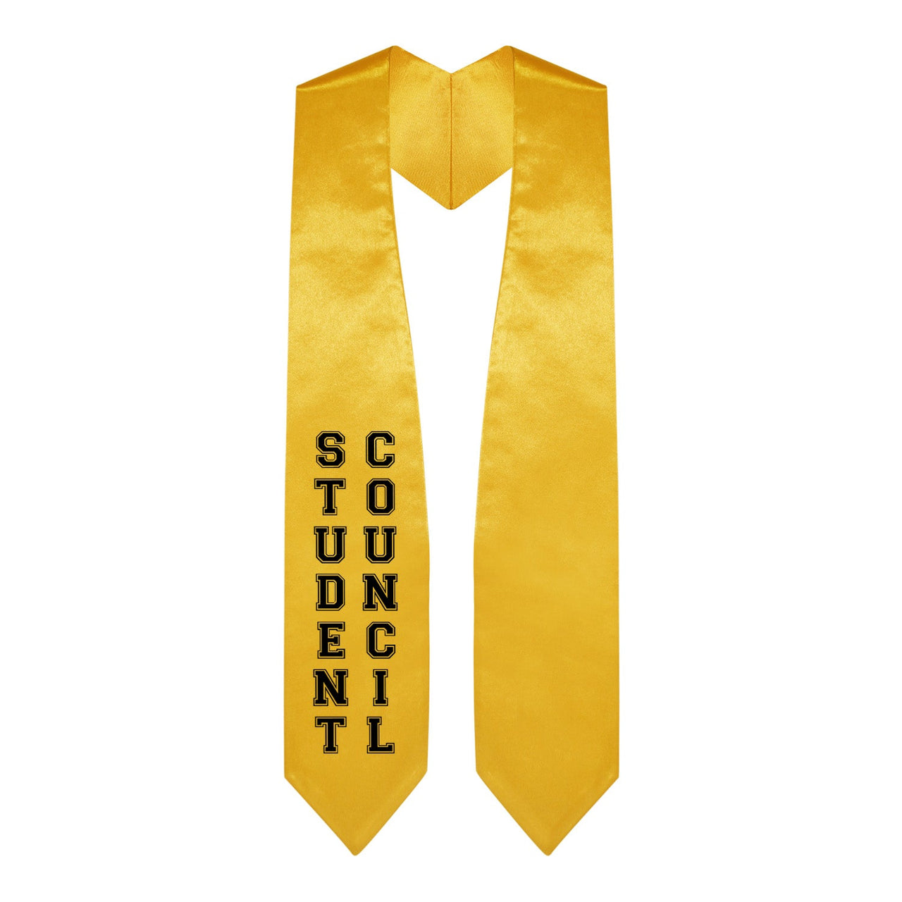 Gold Student Council Graduation Stole - Endea Graduation