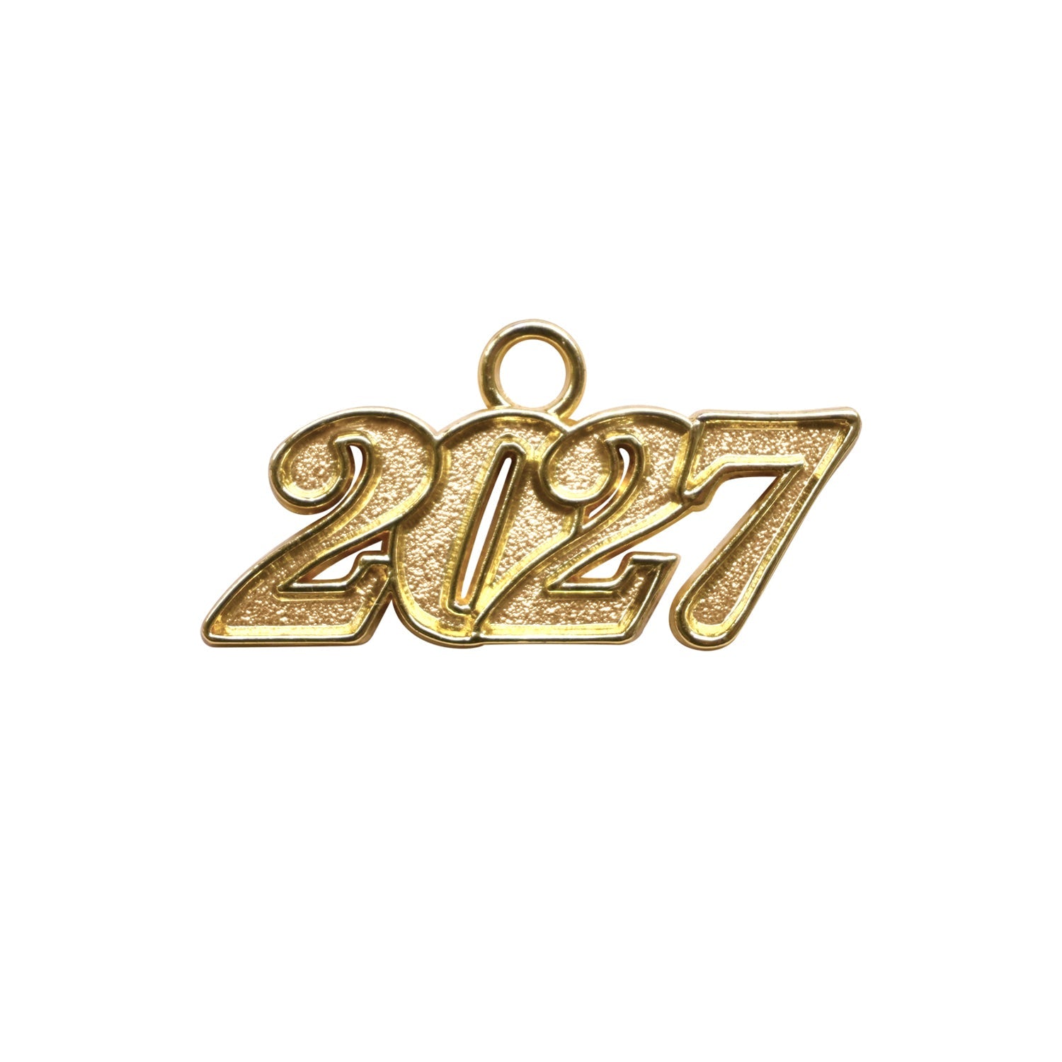 Gold Tassel Date Charm Year 2027 - Endea Graduation