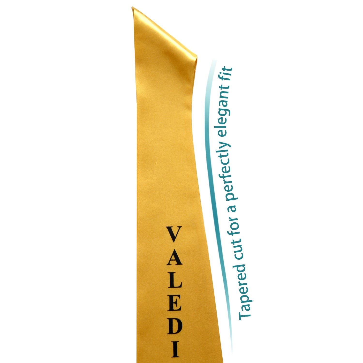 Gold Valedictorian Graduation Stole/Sash with Classic Tips - Endea Graduation