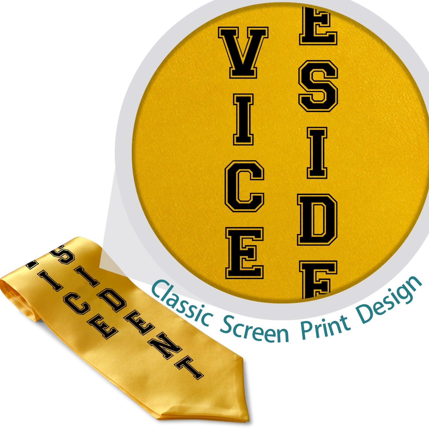 Gold Vice President Graduation Stole - Endea Graduation