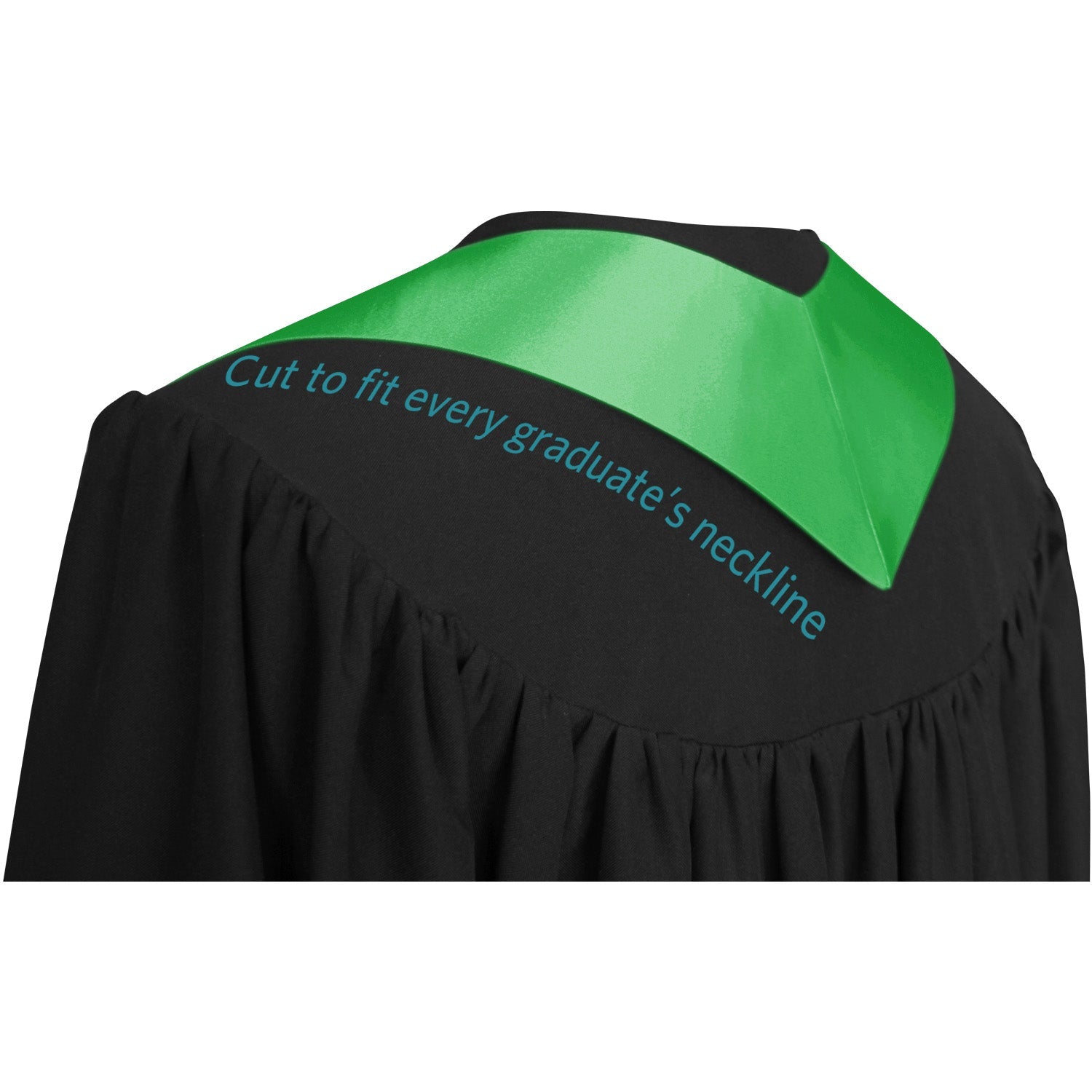 Green Class of 2024 Graduation Stole/Sash with Classic Tips - Endea Graduation