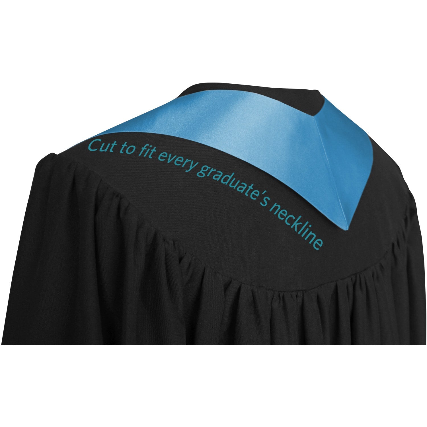 Light Blue Class of 2024 Graduation Stole/Sash with Classic Tips - Endea Graduation