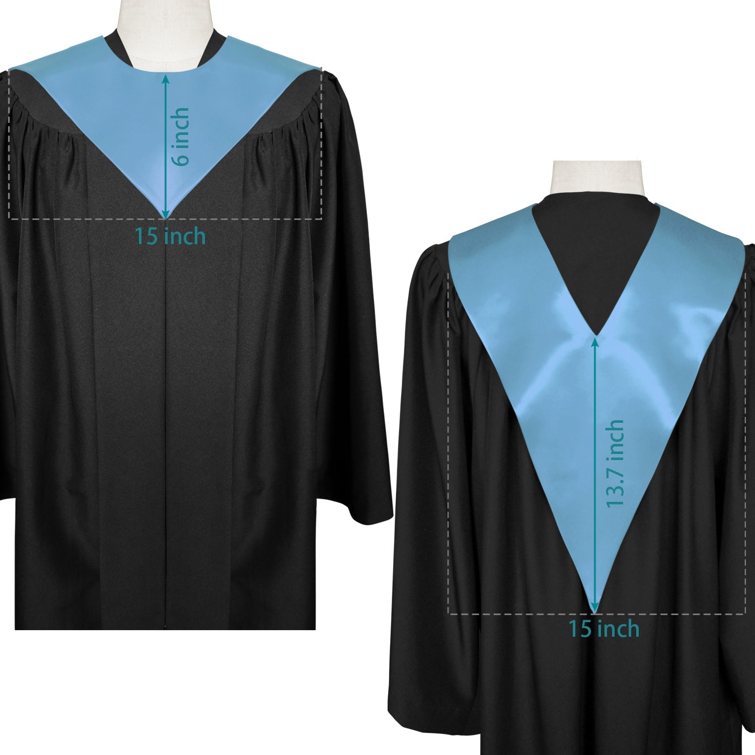 Light Blue Graduation V - Stole - Endea Graduation