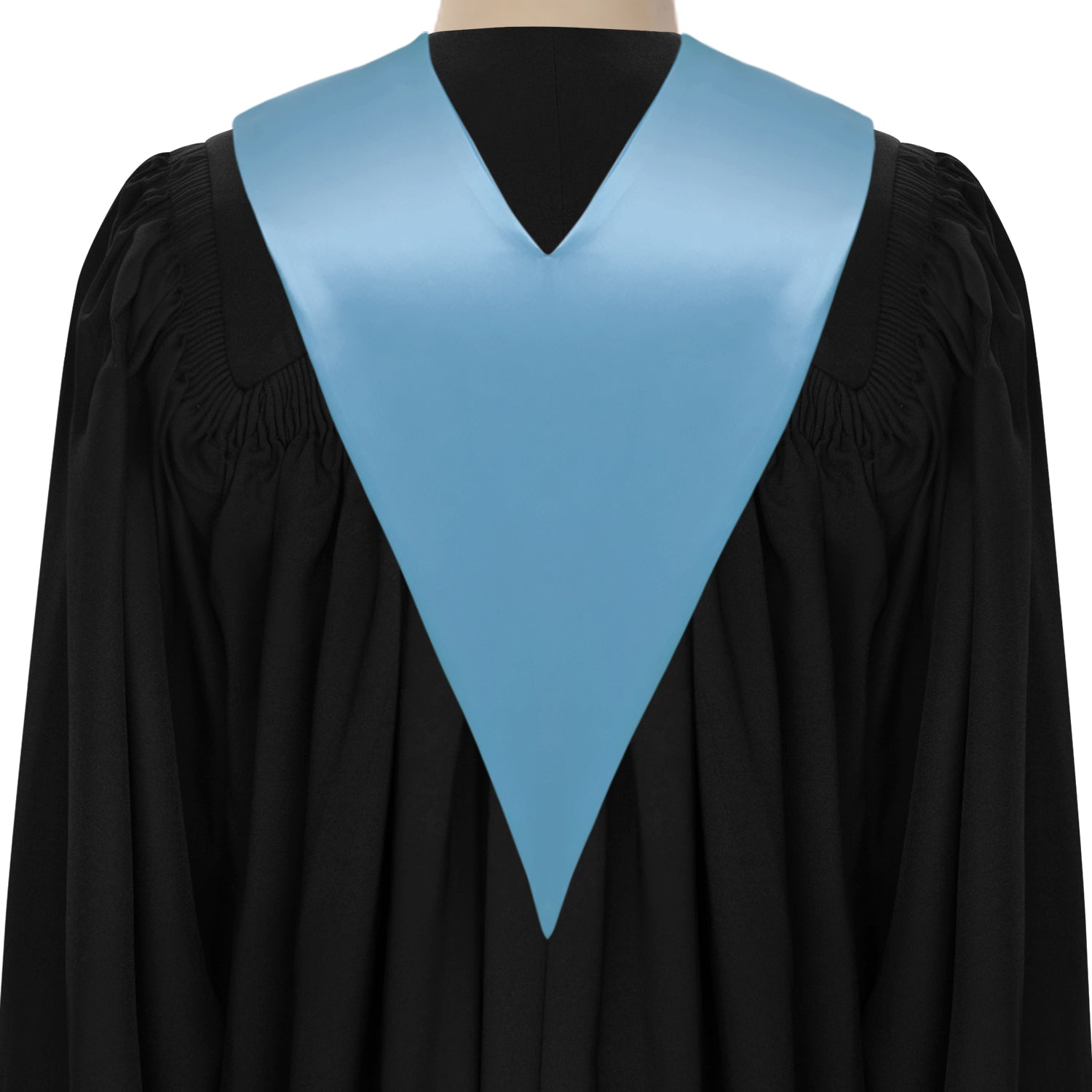 Endea Graduation Light Blue Graduation V-Stole Endea Graduation Light Blue Graduation V-Stole