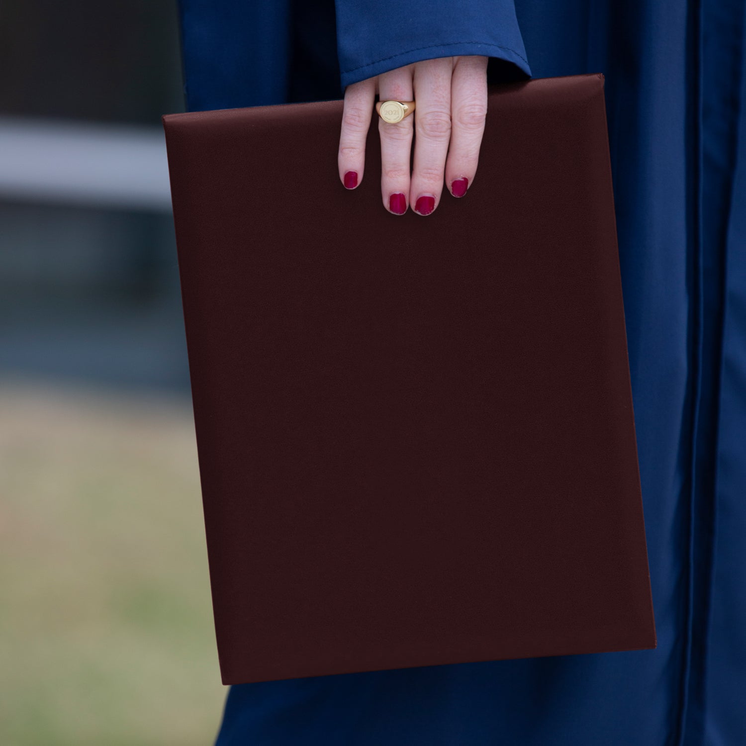 Maroon Plain Diploma Cover for 8.5" x 11" diploma - Endea Graduation