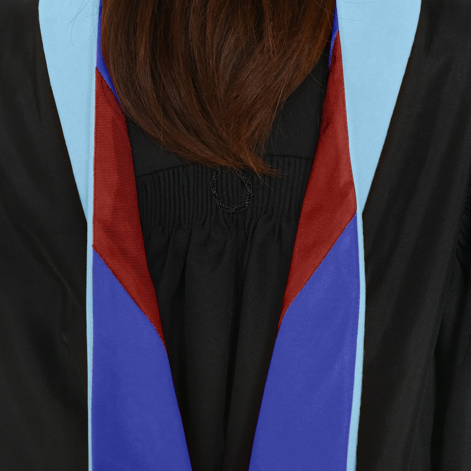 Masters Hood For Education, Counseling & Guidance, Arts in Education - Light Blue/Royal Blue/Cardinal - Endea Graduation