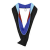 Masters Hood For Education, Counseling & Guidance, Arts in Education - Light Blue/Royal Blue/Cardinal - Endea Graduation