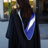 Masters Hood For Education, Counseling & Guidance, Arts in Education - Light Blue/Royal Blue/White - Endea Graduation