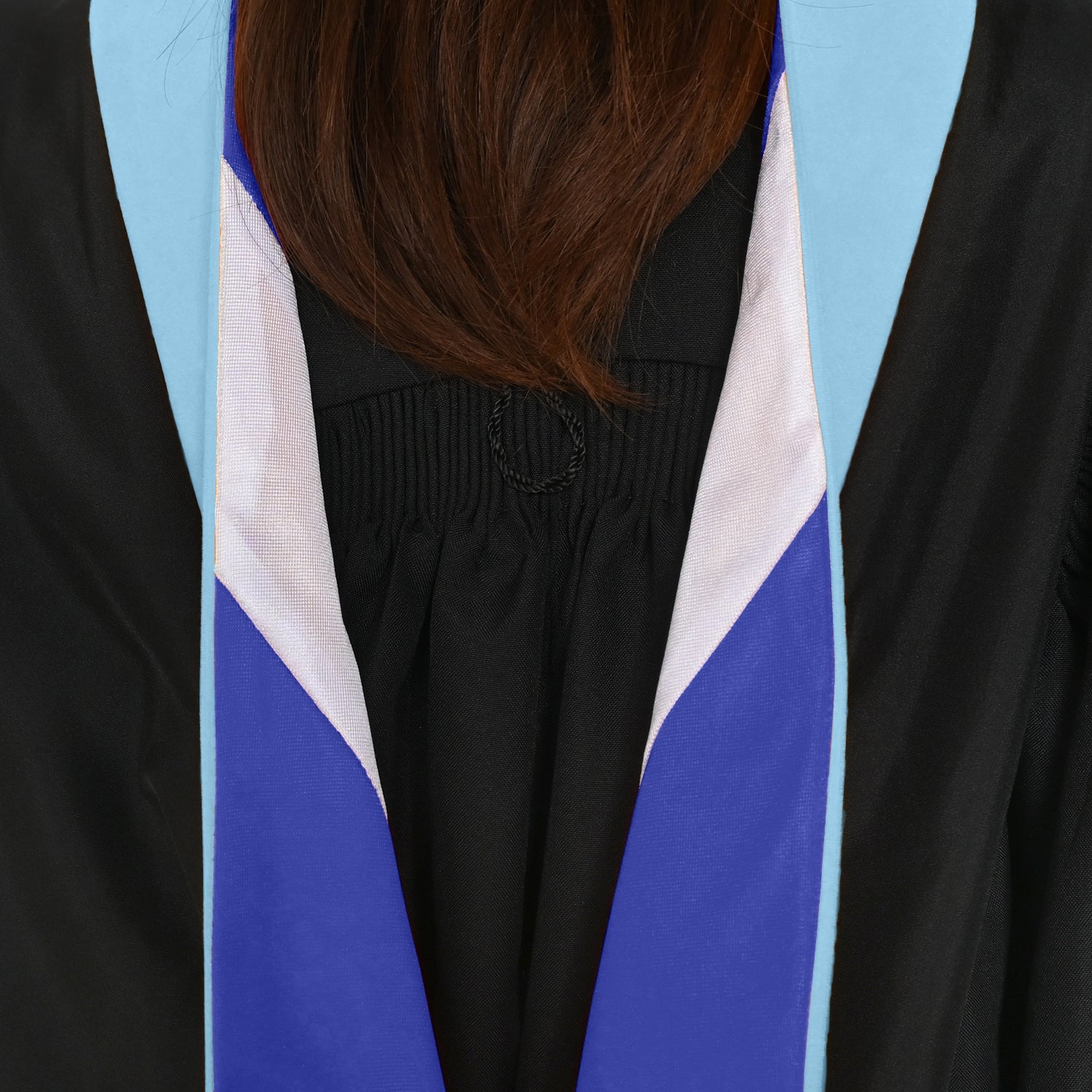 Masters Hood For Education, Counseling & Guidance, Arts in Education - Light Blue/Royal Blue/White - Endea Graduation