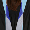 Masters Hood For Education, Counseling & Guidance, Arts in Education - Light Blue/Silver/Royal Blue - Endea Graduation