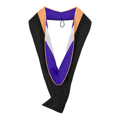 Masters Hood For Nursing - Apricot/Purple/White - Endea Graduation