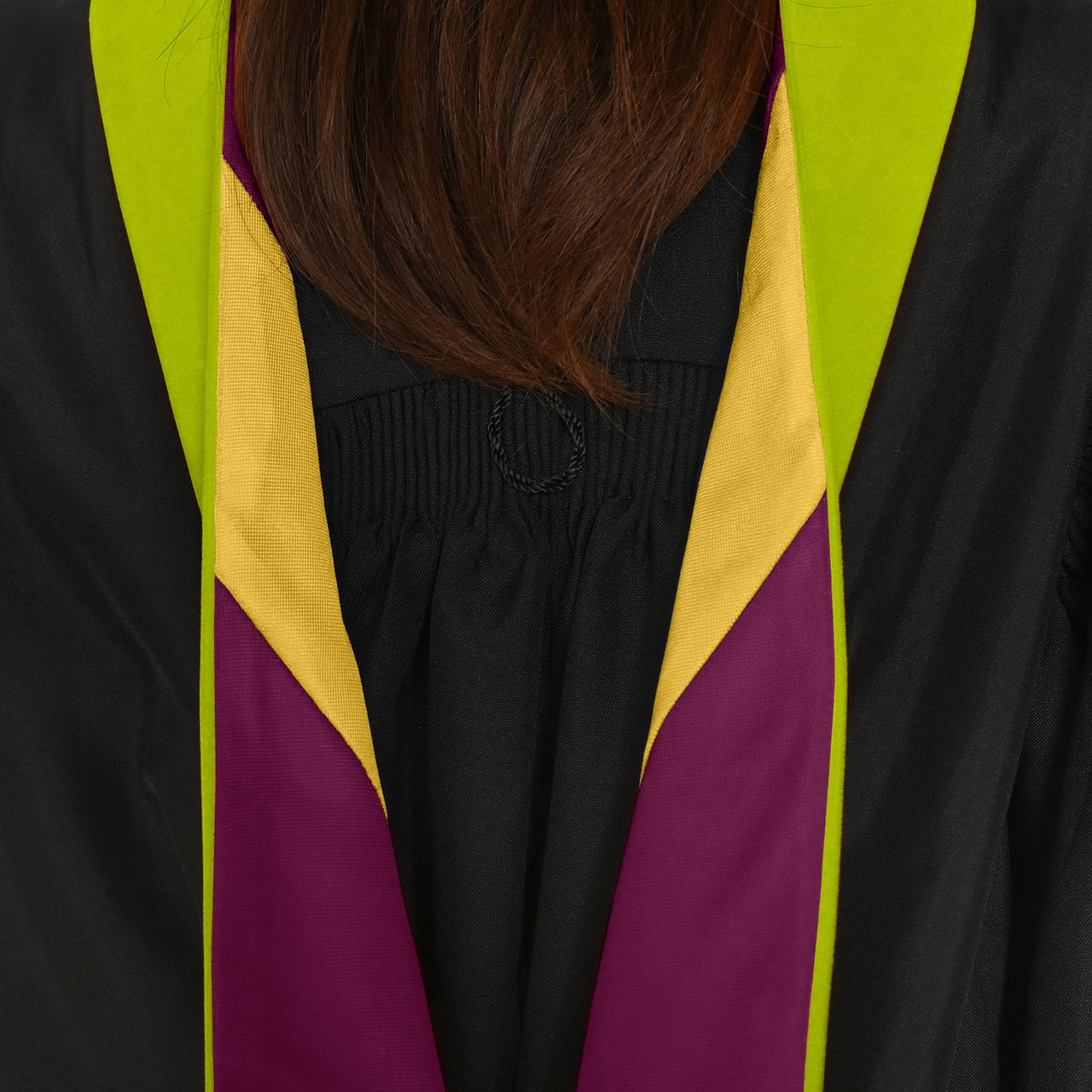 Masters Hood For Social Work, Social Science, Social Service - Citron/Maroon/Gold - Endea Graduation