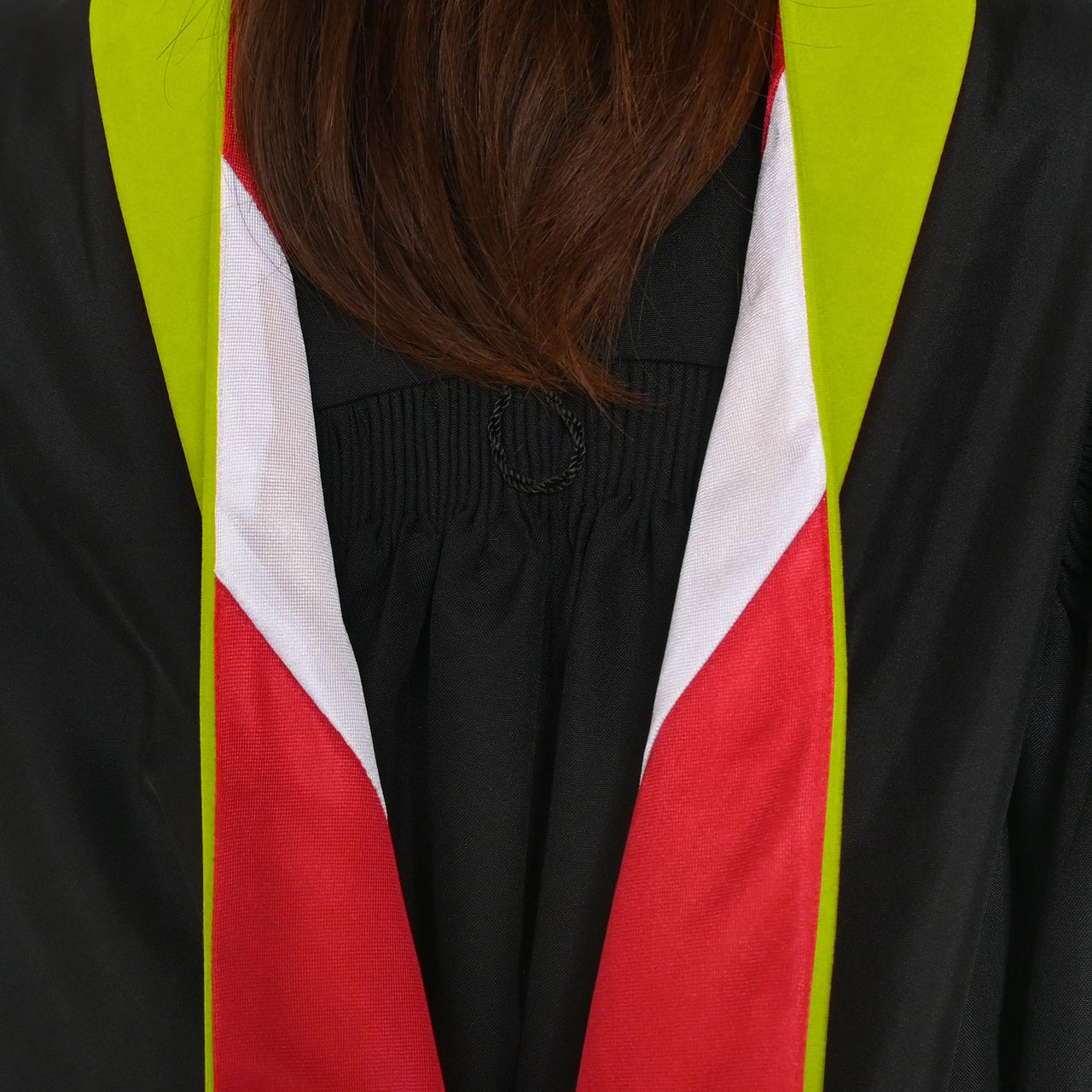 Masters Hood For Social Work, Social Science, Social Service - Citron/Red/White - Endea Graduation