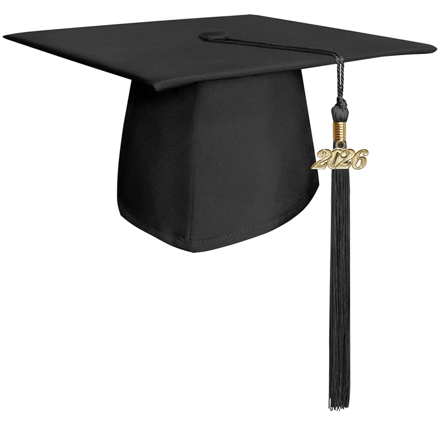 Matte Black Graduation Cap & Tassel - Endea Graduation