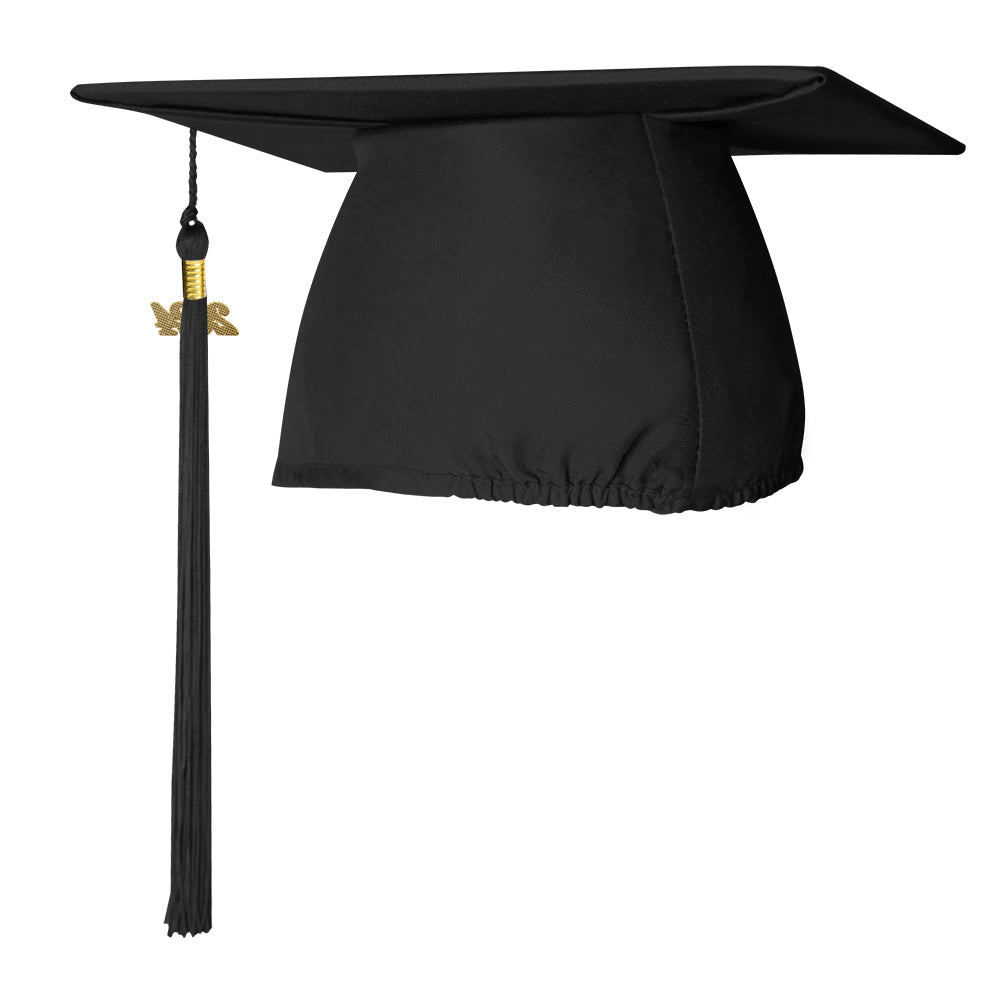 Matte Black Graduation Cap & Tassel - Endea Graduation