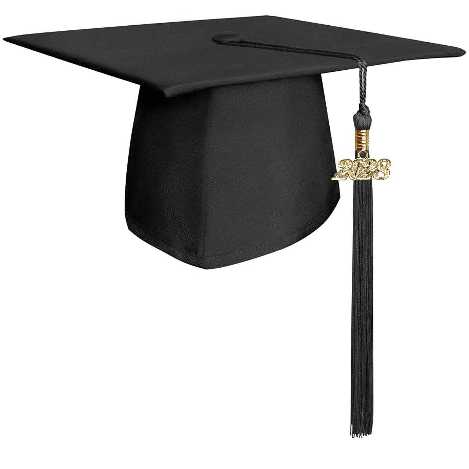 Matte Black Graduation Cap & Tassel - Endea Graduation