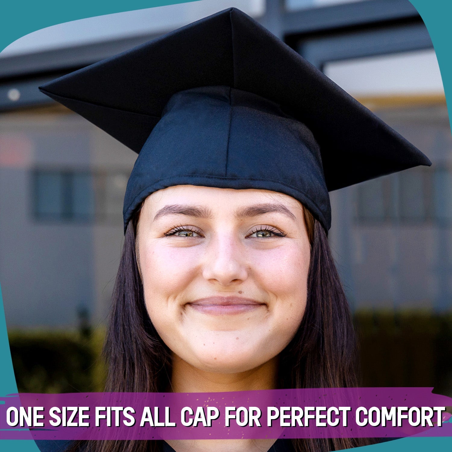 Matte Black Graduation Gown & Cap - Endea Graduation