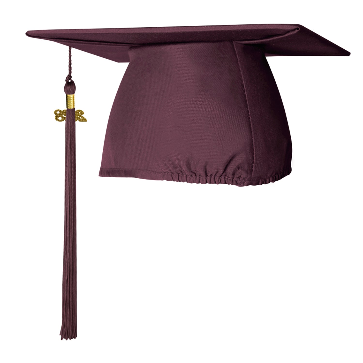 Matte Maroon Graduation Cap & Tassel - Endea Graduation