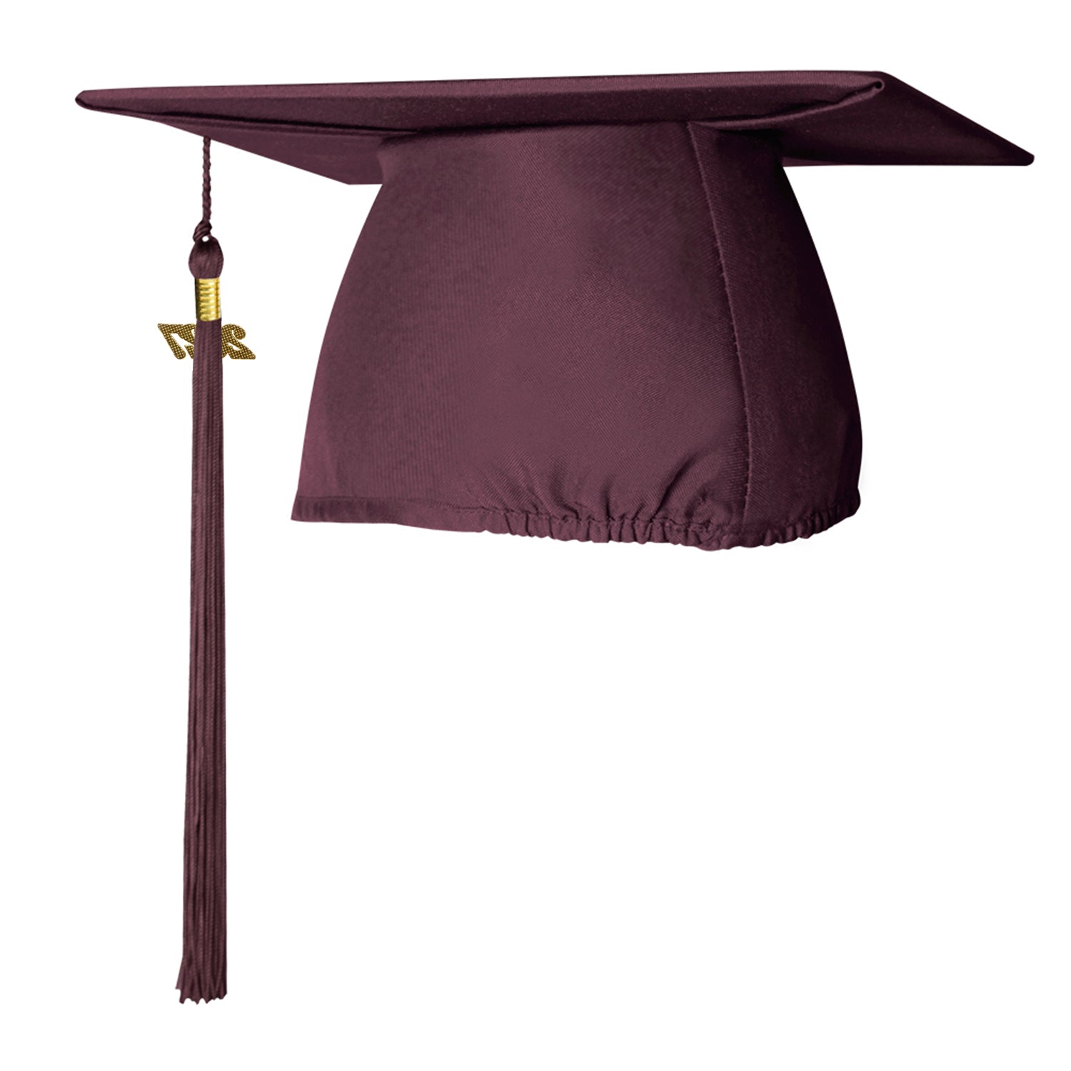 Matte Maroon Graduation Cap & Tassel - Endea Graduation