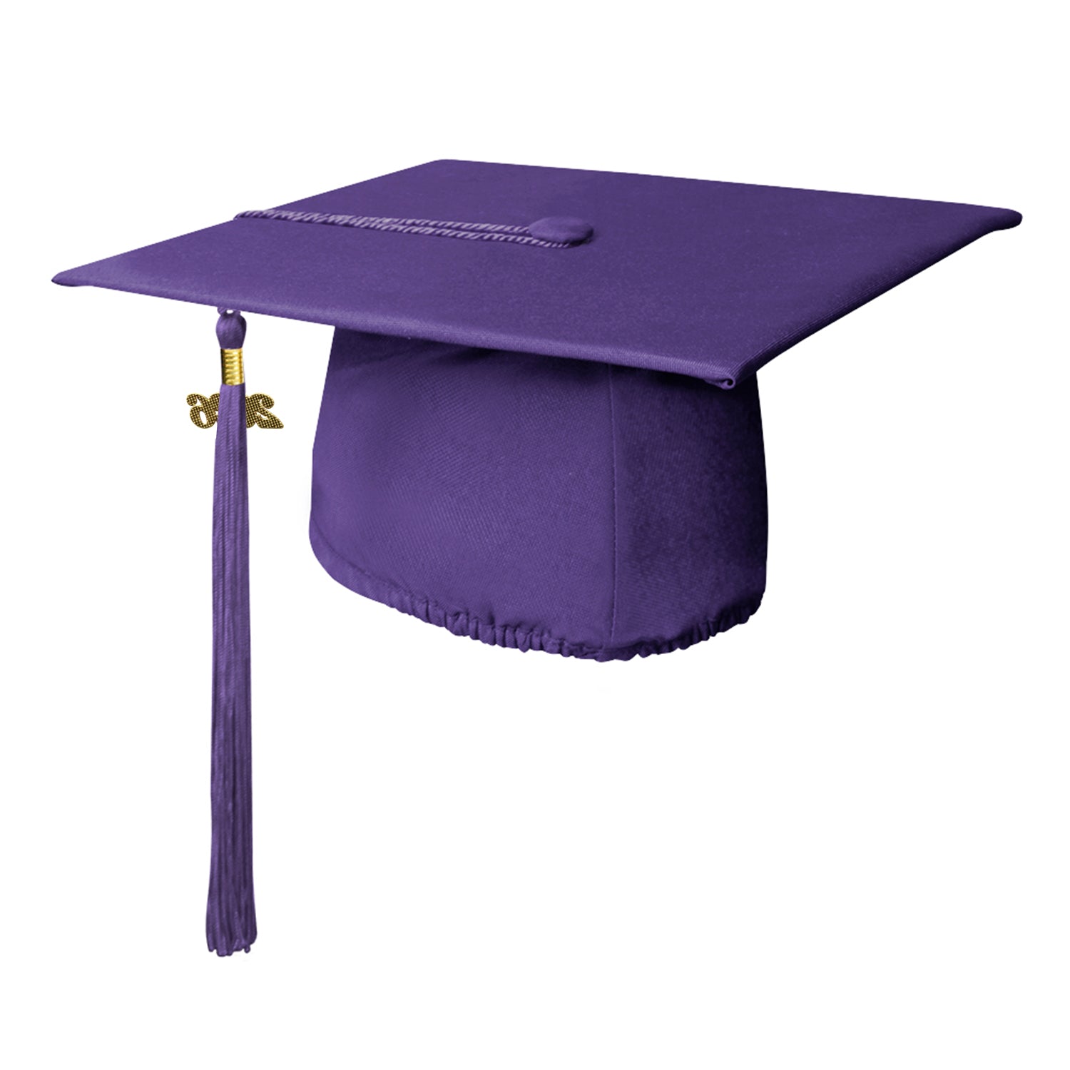 Matte Purple Graduation Cap & Tassel - Endea Graduation